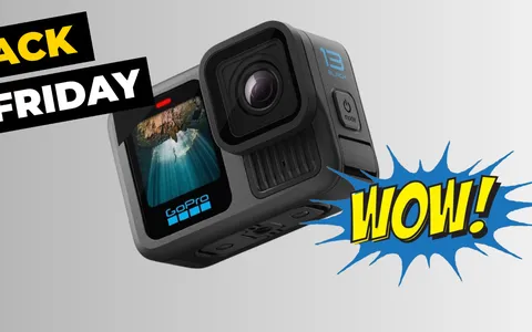GoPro HERO13: l'action cam da professionisti in doppio sconto su Amazon (-160€)