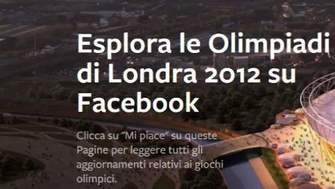 Le Olimpiadi di Londra 2012 su Facebook