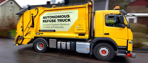 Volvo: guida autonoma anche sui camion dei rifiuti