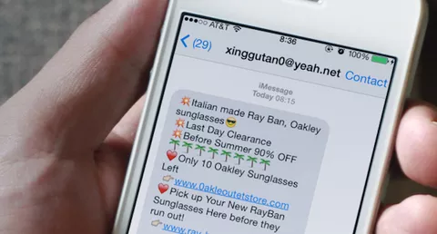 iOS 8.3, segnalare un iMessage come Spam
