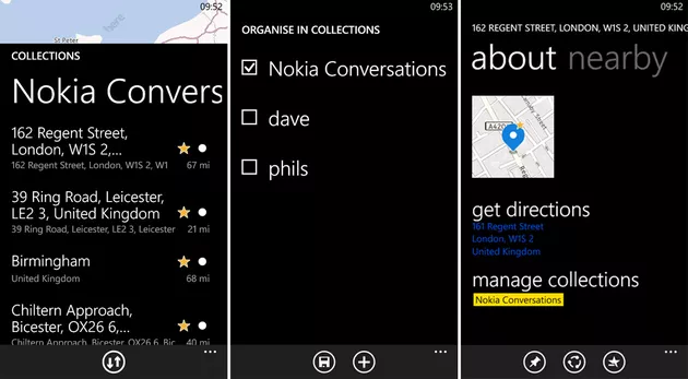 La nuova funzionalità che permette di organizzare e sincronizzare i luoghi preferiti su Windows Phone 8.