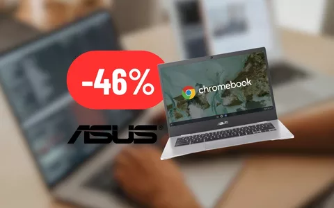 DISINTEGRATO IL PREZZO del Chromebook Asus con il SUPER SCONTO su Amazon