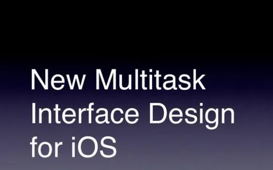 Il multitasking di iOS in un concept video
