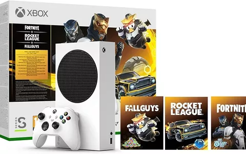 Xbox Series S: il bundle con Fortnite, Rocket League e Fall Guys a 278€ su eBay