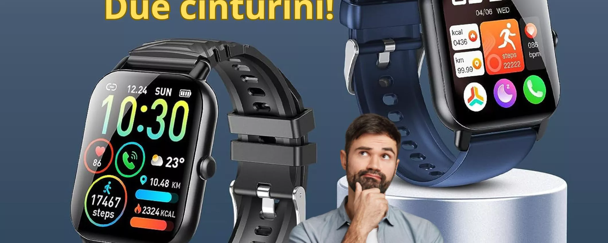 Idea regalo di Natale: smartwatch unisex che fa tutto a soli 23 euro!