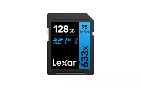 Scheda Lexar Professional 633x da 128 GB: 50% di sconto su Amazon