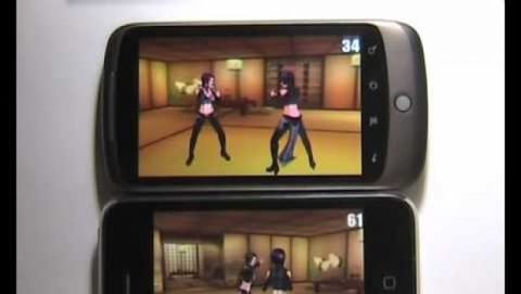 iPhone 3GS contro Google Nexus One in un test sul 3D framerate