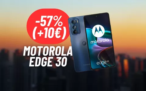 SCONTO PAZZESCO DEL 57% (+10€) sul Motorola Edge 30 su eBay