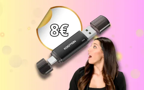 Chiavetta USB a soli 8€: porta OVUNQUE i tuoi file in maniera smart
