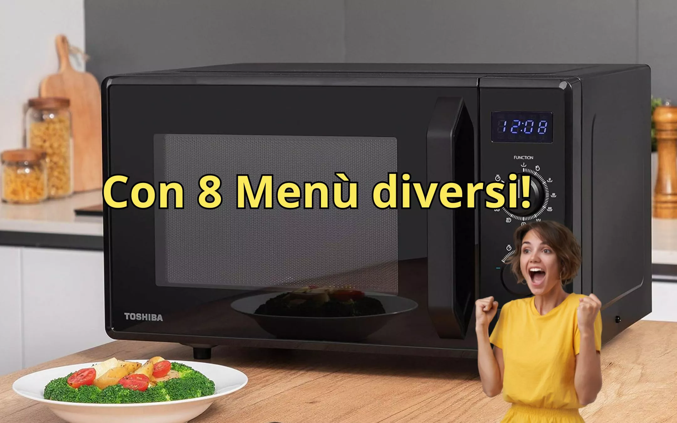Il forno a Microonde Toshiba con 3 funzioni diverse col BLACK FRIDAY lo  paghi molto MENO! - Webnews
