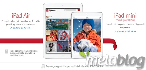 iPad mini Retina, Apple dà il via ai preordini anche in Italia