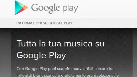 Google Play Music, Books e Movies anche in Italia