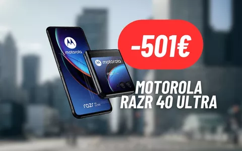 RISPARMIA 501€ sul Motorola razr 40 Ultra: lo smartphone pieghevole DEFINITIVO