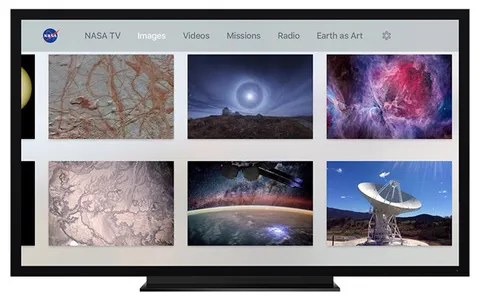 Apple TV, l'app ufficiale NASA approda anche sullo store di tvOS