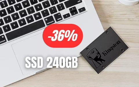 SSD Kingston da 240GB in offerta ad un PREZZO CLAMOROSO