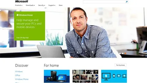 Microsoft.com, il sito ufficiale cambia look