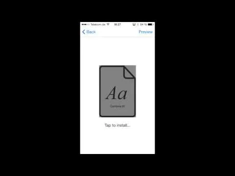 AnyFont Tutorial