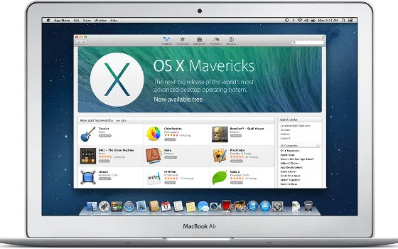 OS X Mavericks: batteria oltre 15 ore di autonomia sui MacBook Air 2013