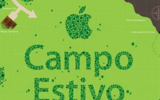 Campo estivo per ragazzi presso l'Apple Store di Roma