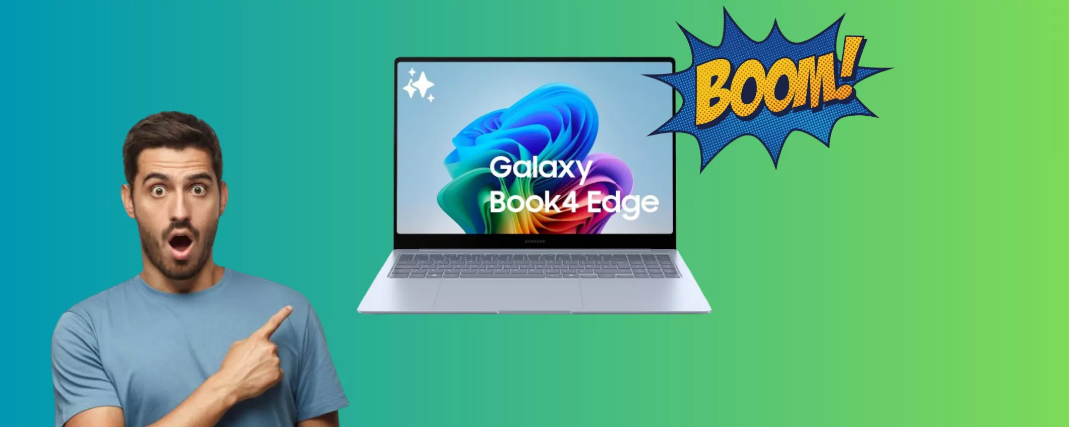 Samsung Galaxy Book4 Edge a 400 EURO IN MENO: in PRE-ORDINE su Amazon!