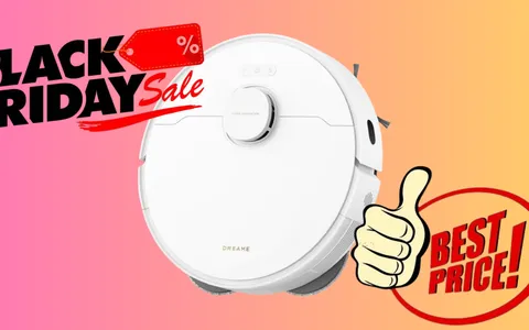 Robot aspirapolvere 2-in-1 Dreame a 150€ in meno con lo sconto Black Friday