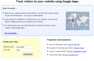 gVisit per tracciare i visitatori di un sito web