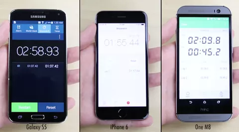 MultiTasking, iPhone 6 straccia Galaxy S5 e HTC One M8 in un video-confronto