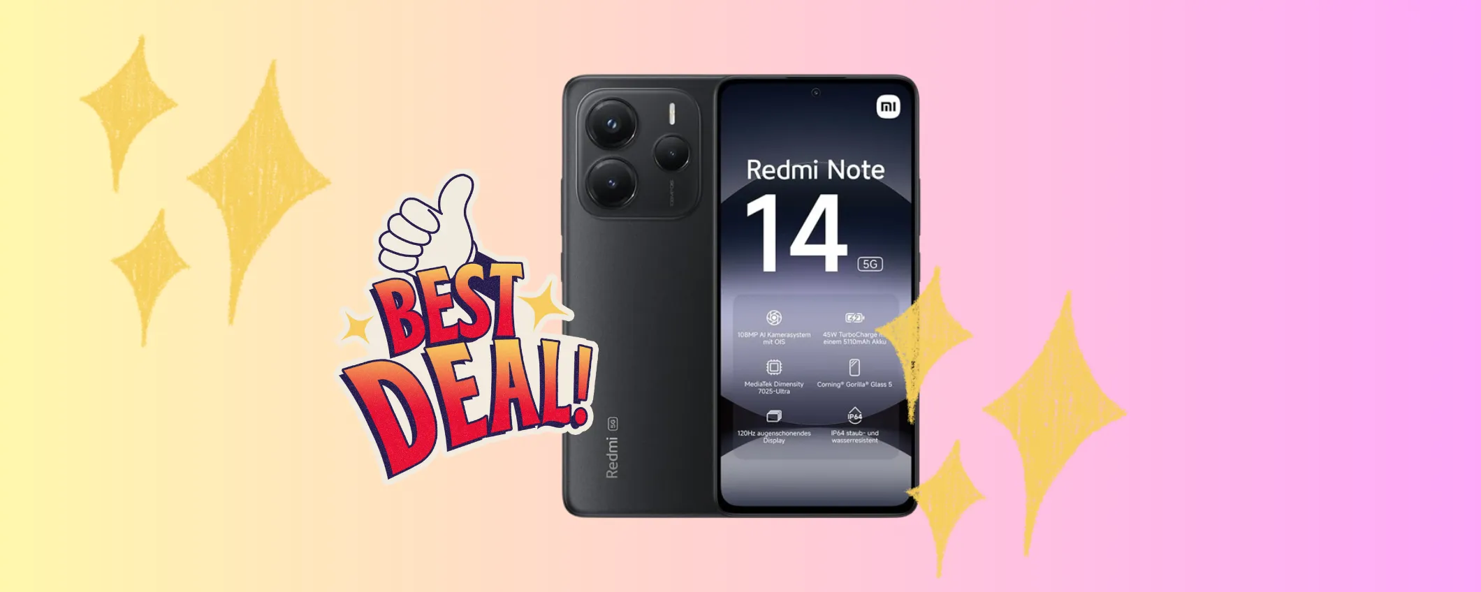Xiaomi Redmi Note 14: con lo sconto Amazon è tuo ad una spesa minima