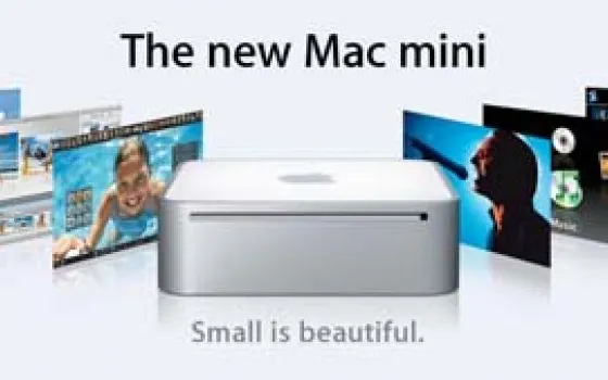 Nuovo Apple Mac Mini: processori Intel e Front Row Bonjour
