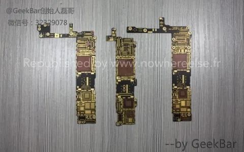 iPhone 6 comparazione schede madri per 4.7