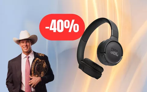 Cuffie JBL: leggere, pieghevoli, qualità audio TOP e al 40% di sconto