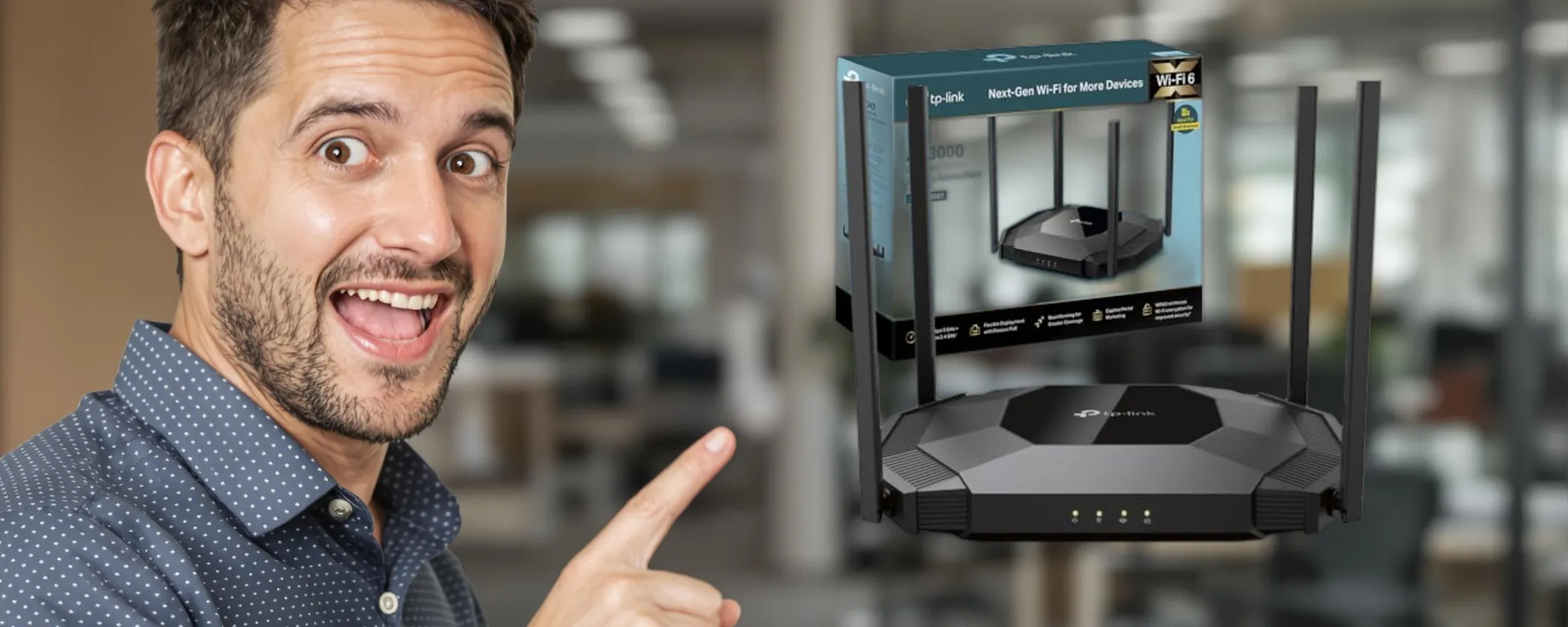 Assicurati il Wi-Fi 6 in tutta casa con il Router TP-Link a meno di 70€ su Amazon