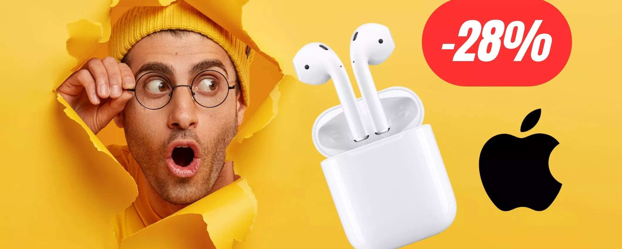 AirPods di seconda generazione in offerta: le paghi pochissimo su Amazon oggi