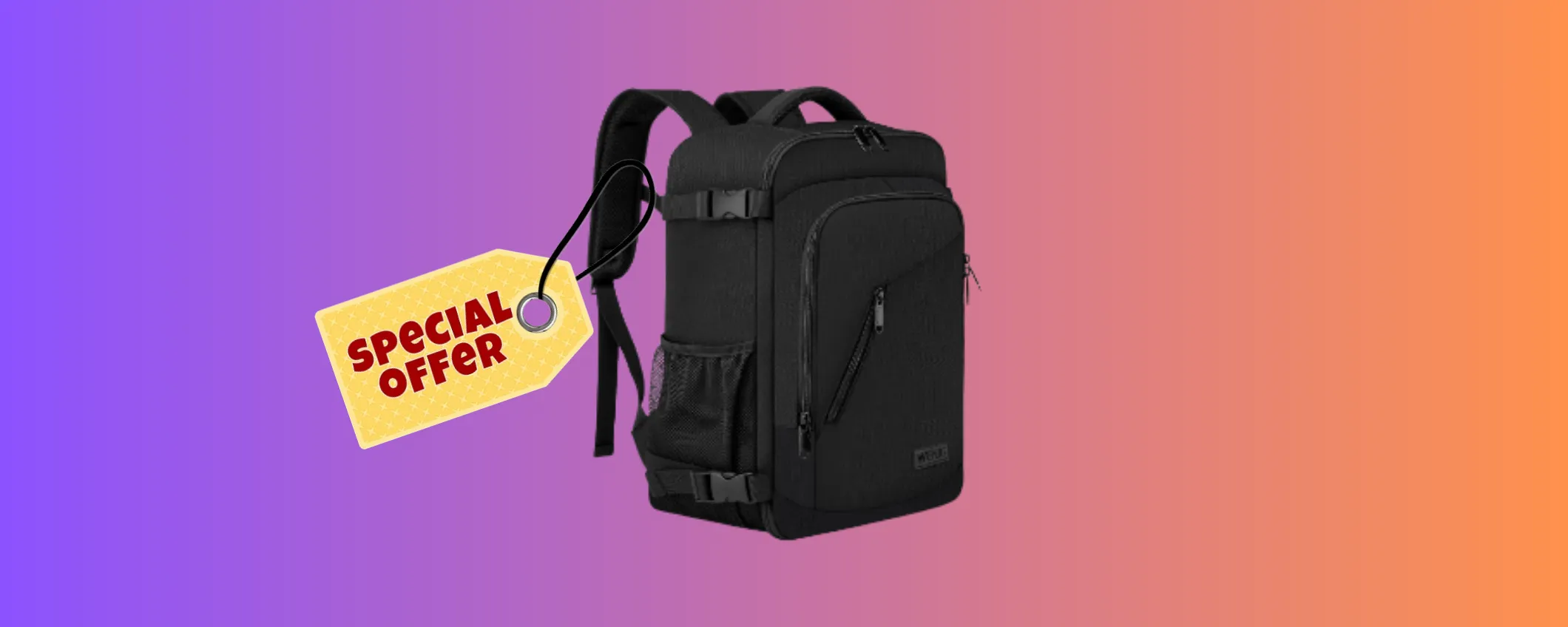 Zaino Bagaglio a mano a soli 25€: viaggia senza stress spendendo pochissimo