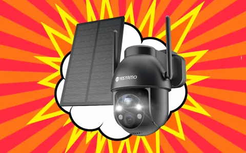 Telecamera di sorveglianza (con pannello solare INCLUSO) a meno di metà prezzo