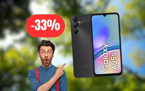 CALA A PICCO il prezzo del Samsung Galaxy A05s: sconto del 33% attivo