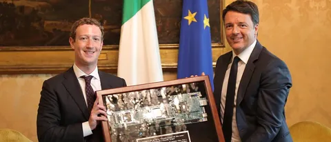 Zuckerberg, in diretta da Roma
