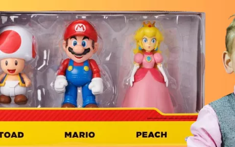 Super Mario Pack: le figure action di Toad, Mario e Principessa Peach a soli 24,99€