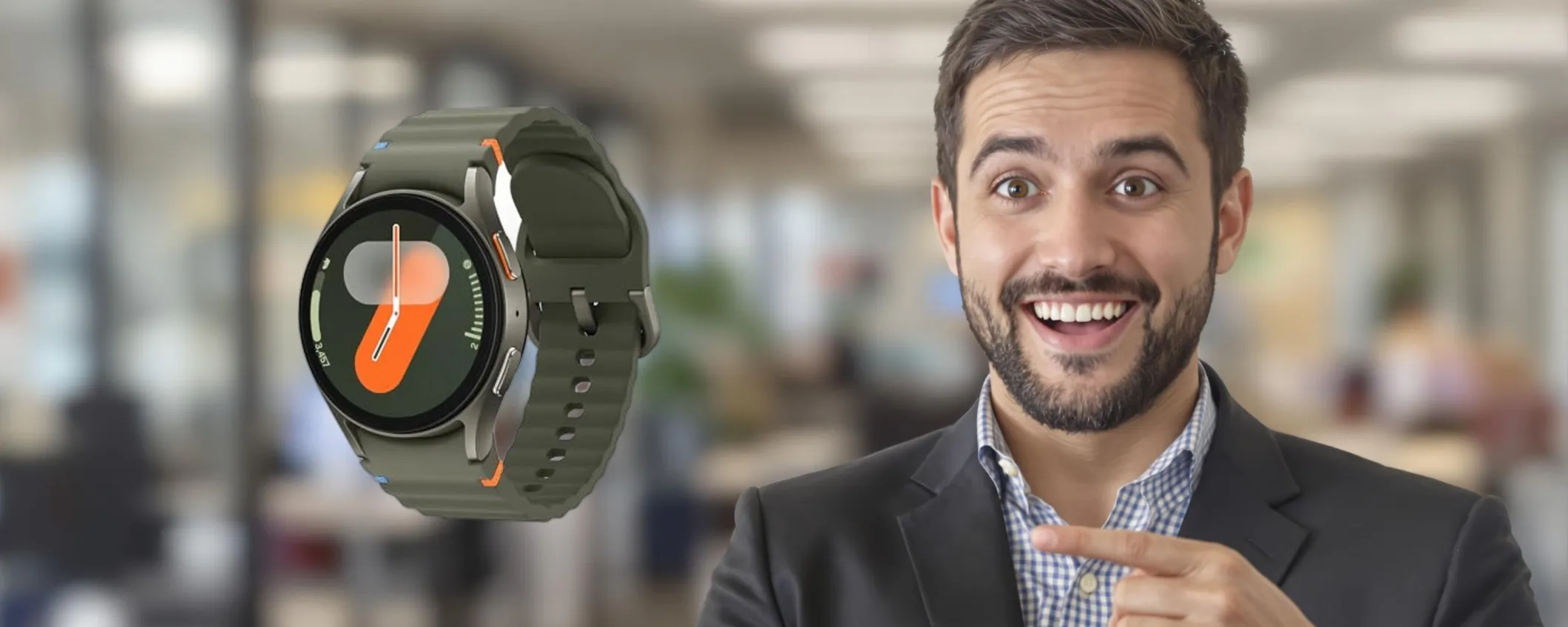 Samsung Galaxy Watch7 a 100€ in meno: offerta da non perdere su Amazon!