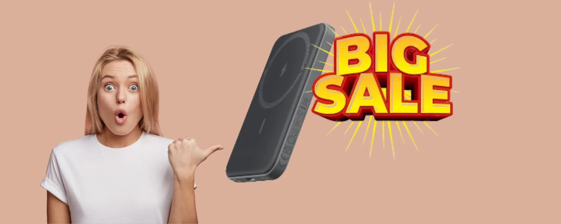 Power Bank magnetico Anker a soli 19€: il mega sconto è del -33%
