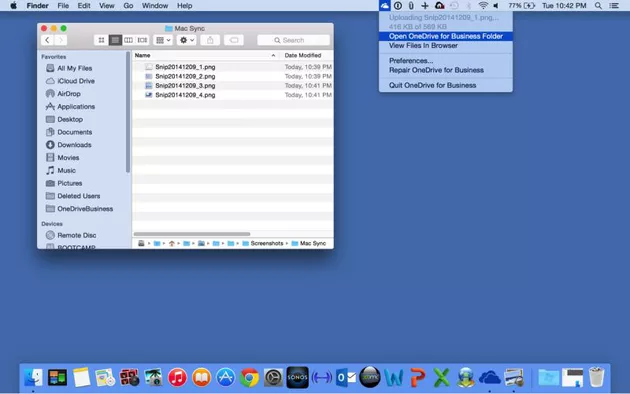 OneDrive per Mac