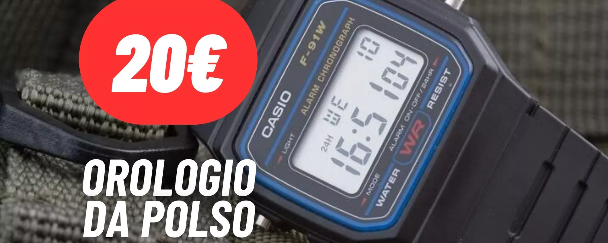 Casio: orologio sportivo ed elegante A SOLI 20€ su eBay