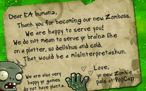Electronic Arts acquisisce PopCap