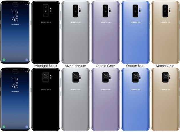 Samsung Galaxy S9 render