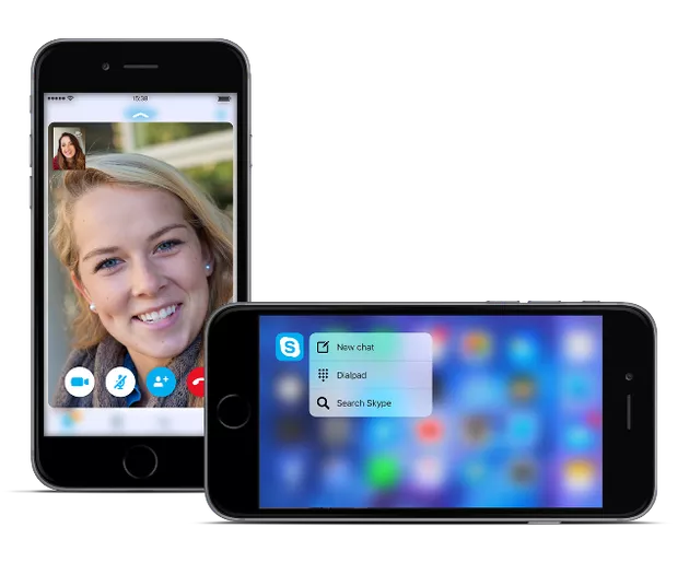 Skype per iPhone - 3D Touch