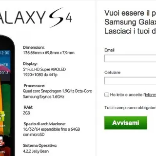 Vodafone: Galaxy S4 con Exynos e con Qualcomm? (update)