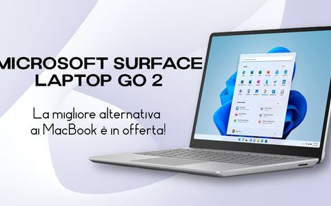Microsoft Surface Laptop Go 2: la risposta ai MacBook è SCONTATA su Amazon