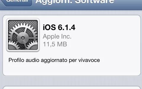 Apple rilascia iOS 6.1.4 per iPhone 5