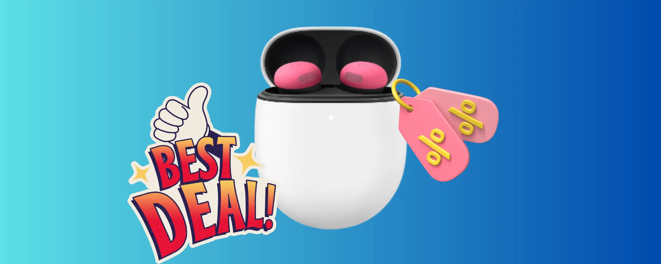 Google Pixel Buds Pro 2: su Amazon oggi le paghi quasi la metà (-42%)