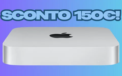 Apple Mac mini con chip M2: risparmia 150€ sul mini pc più potente di sempre